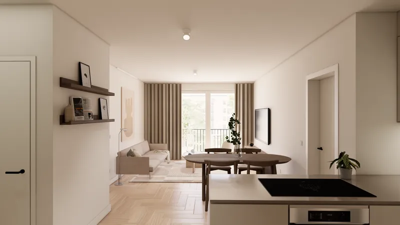3-Zimmer Premium mit exklusiven Gemeinschaftsflächen: Padelplatz, Fitness, Dachterrasse & mehr — photo 1